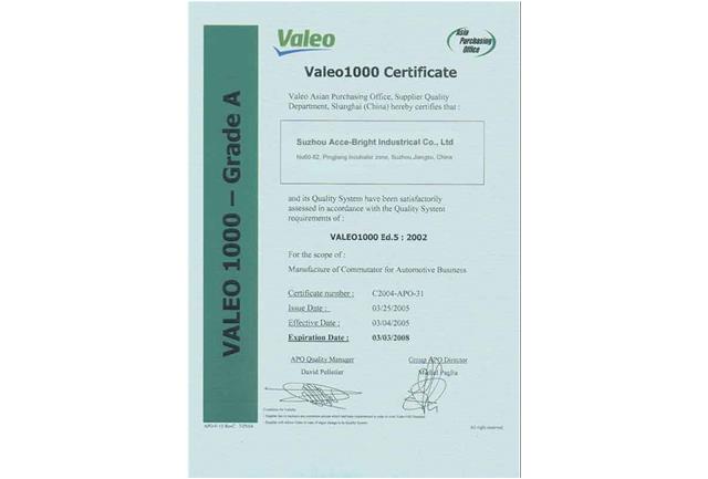 valex cert